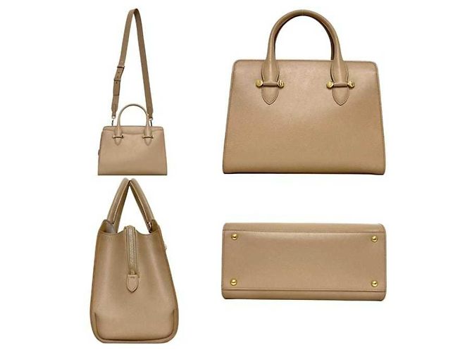 Borsa a 2 modi beige Salvatore Ferragamo - vista 3