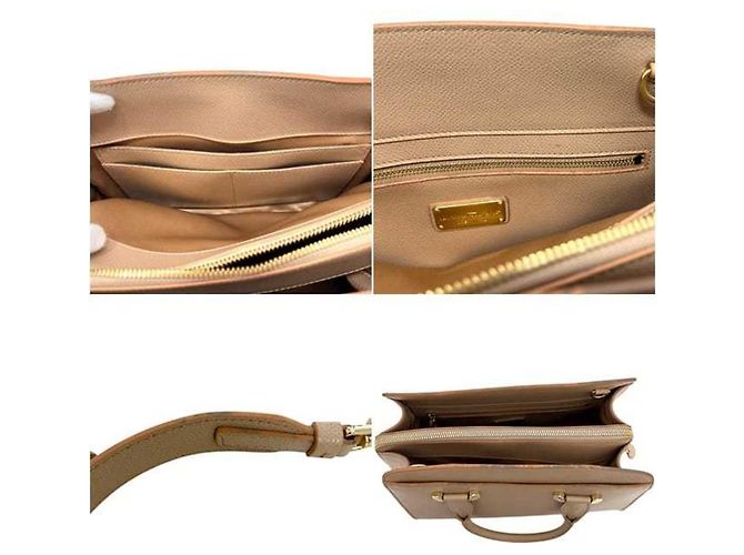 Borsa a 2 modi beige Salvatore Ferragamo - vista 5