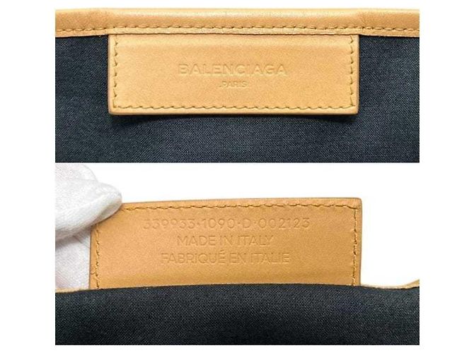 Everyday Borsa tote Balenciaga beige e nera Nero - vista 4