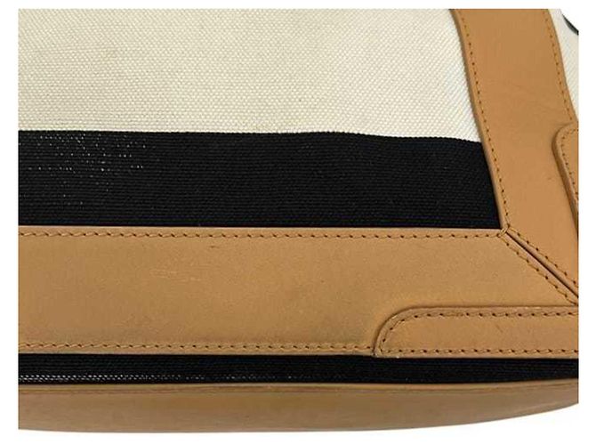 Everyday Borsa tote Balenciaga beige e nera Nero - vista 8