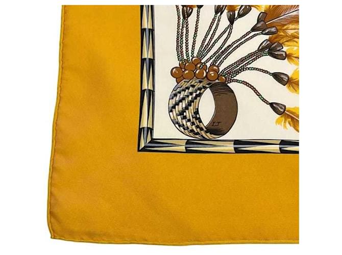 Hermès Hermes Seidentuch Gelb - Ansicht 10