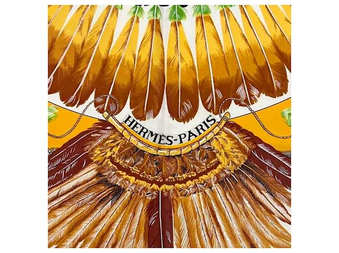 Hermès Hermes Seidentuch Gelb - Ansicht 3