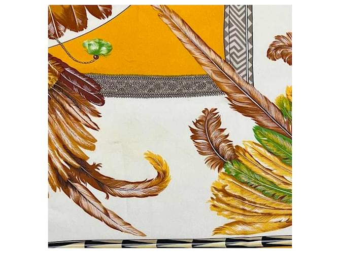 Hermès Hermes Seidentuch Gelb - Ansicht 4