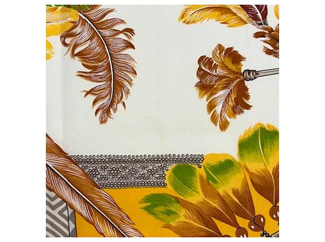 Hermès Hermes Seidentuch Gelb - Ansicht 8