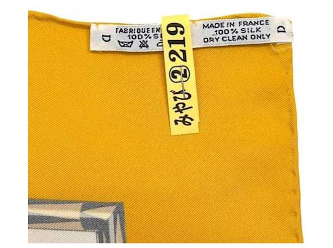 Hermès Hermes Seidentuch Gelb - Ansicht 9