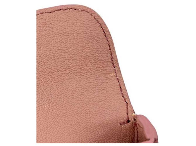 Clutch in pelle rosa Miu Miu - vista 5