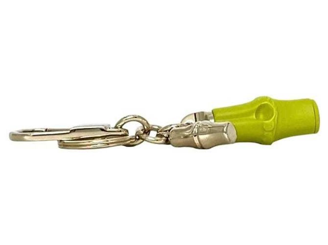 Charm per borsa Gucci Bamboo D'oro Giallo Verde chiaro - vista 3