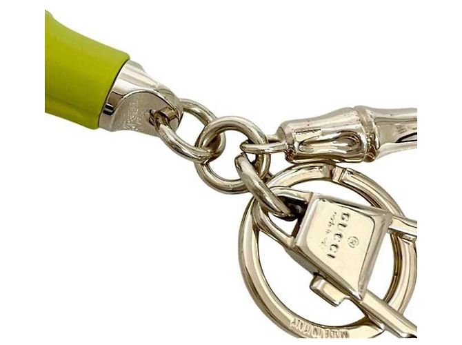 Charm per borsa Gucci Bamboo D'oro Giallo Verde chiaro - vista 7