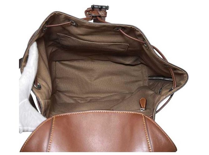 Zaino Coach Signature CZ984 Marrone Beige - vista 3