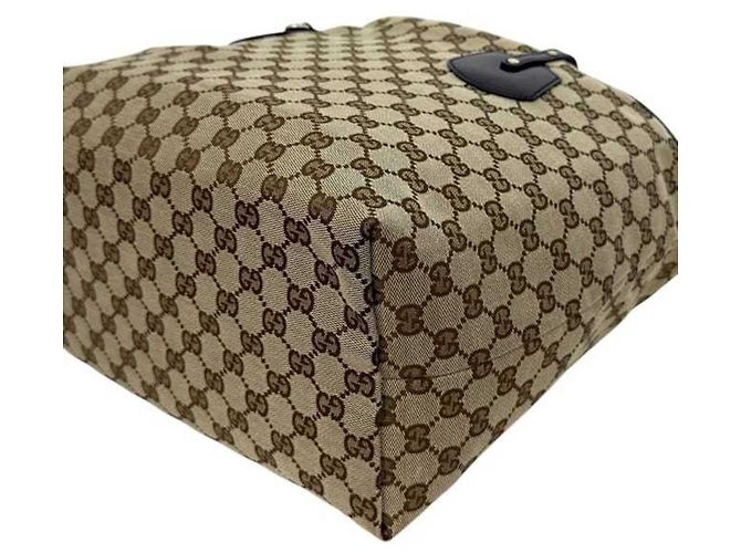 Borsa Tote Gucci beige e viola Porpora - vista 7