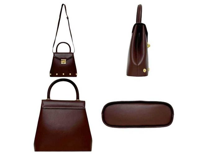 Borsa a mano 2-Way in pelle marrone Salvatore Ferragamo - vista 2