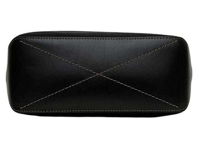 Borsa 2 vie Coach in tela nera e bordeaux Nero Bordò - vista 6