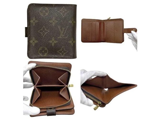 Louis Vuitton Monogram Bi-fold Wallet Braun Monogramm - Ansicht 2