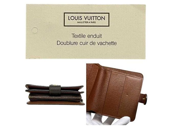 Louis Vuitton Monogram Bi-fold Wallet Braun Monogramm - Ansicht 3
