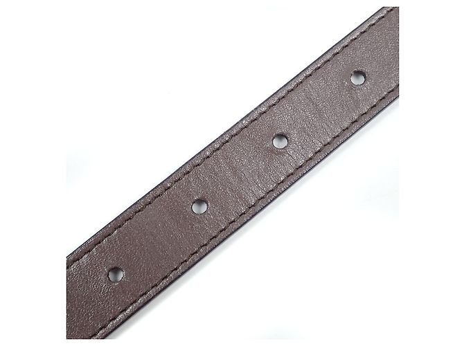 Cinturón reversible Gucci GG Emblem Castaño Beige - vista 10