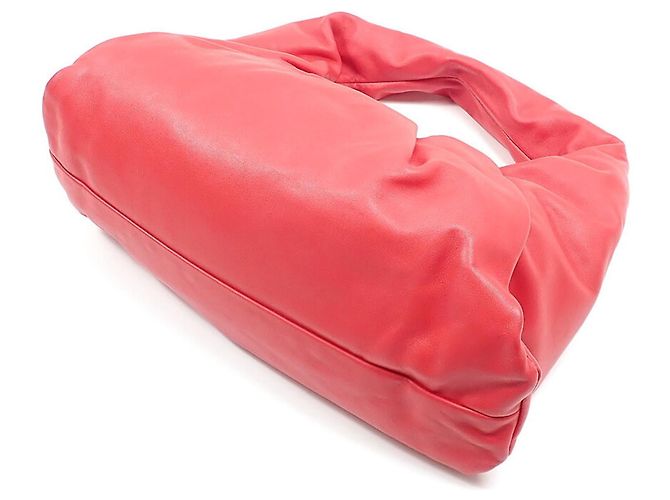 Borsa a tracolla in pelle di vitello rossa Bottega Veneta Rosso - vista 2