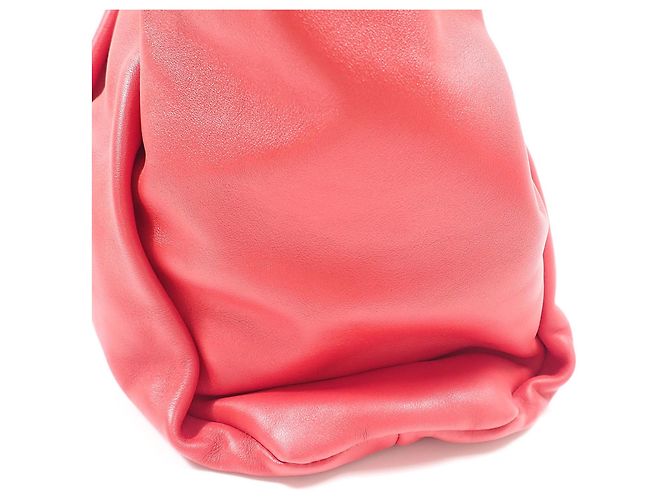 Borsa a tracolla in pelle di vitello rossa Bottega Veneta Rosso - vista 3