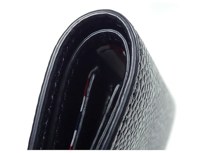 Portafoglio bi-fold da uomo Thom Browne Nero - vista 3