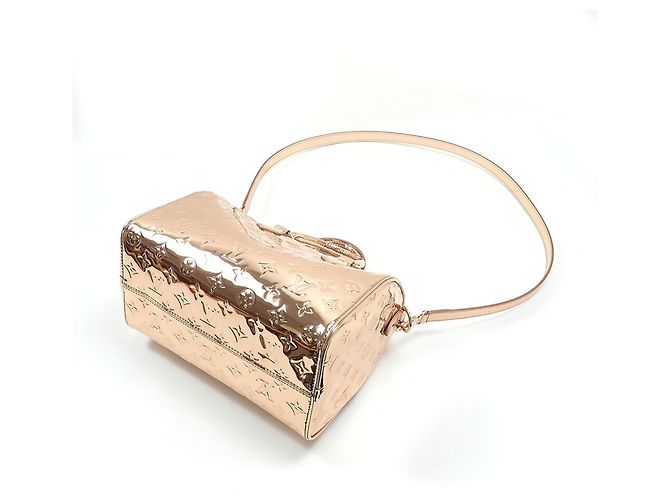 Borsa Louis Vuitton Monogram Miroir Speedy Bandoulière 25 Bronzo - vista 2