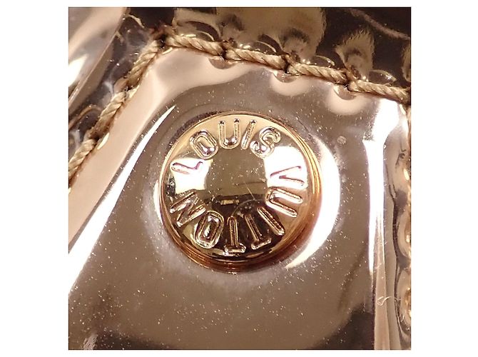 Borsa Louis Vuitton Monogram Miroir Speedy Bandoulière 25 Bronzo - vista 7