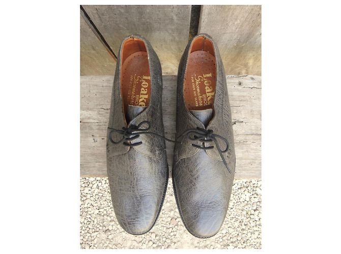 Scarpe Derby Loake in pelle grana Grigio - vista 2