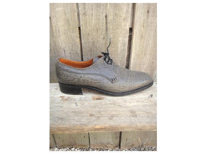 Scarpe Derby Loake in pelle grana Grigio - vista 9