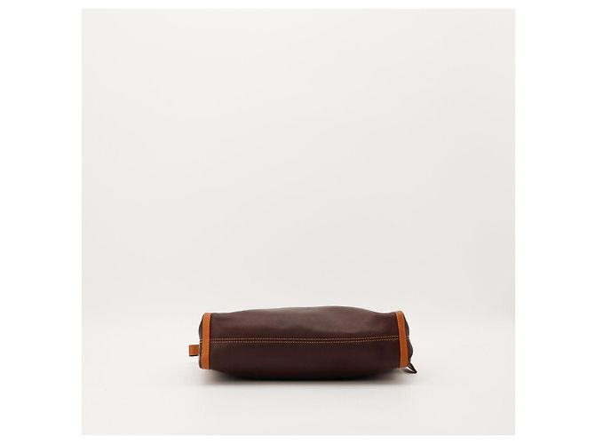 Bally Clutch in pelle Marrone - vista 5