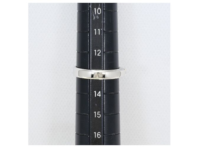 Autre Marque Platin 950 Ring mit blauem Diamanten - Ansicht 8