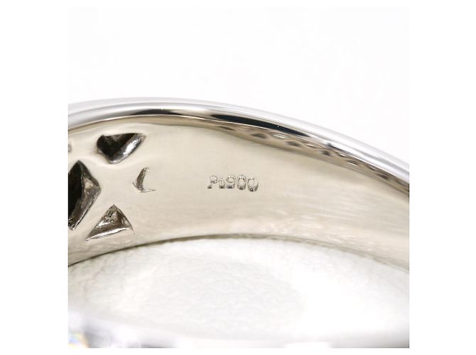 Autre Marque PT900 Platin Diamant Ring - Ansicht 5