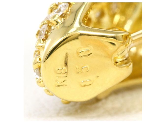 Autre Marque Orecchini a lobo con diamante e oro 18K D'oro - vista 4
