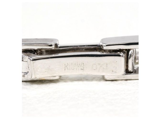 Autre Marque Bracciale con charm in oro bianco 18K con diamante D'oro - vista 4