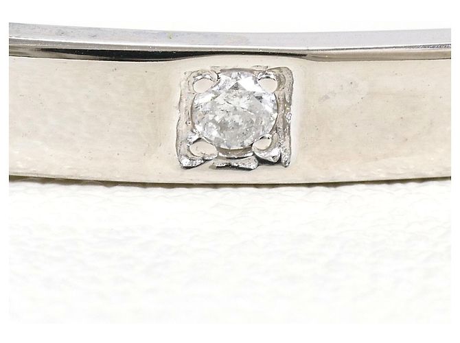 Autre Marque Bracciale rigido in oro bianco 18K con diamanti D'oro - vista 2