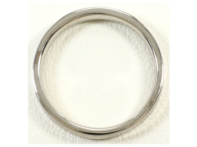Autre Marque Anello a fascia in oro bianco 10K D'oro - vista 2