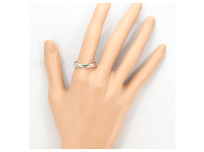Autre Marque Anello a fascia in oro bianco 10K D'oro - vista 5