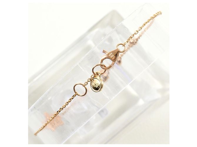 Autre Marque Bracciale con charm in oro 14K con zirconi cubici D'oro - vista 2
