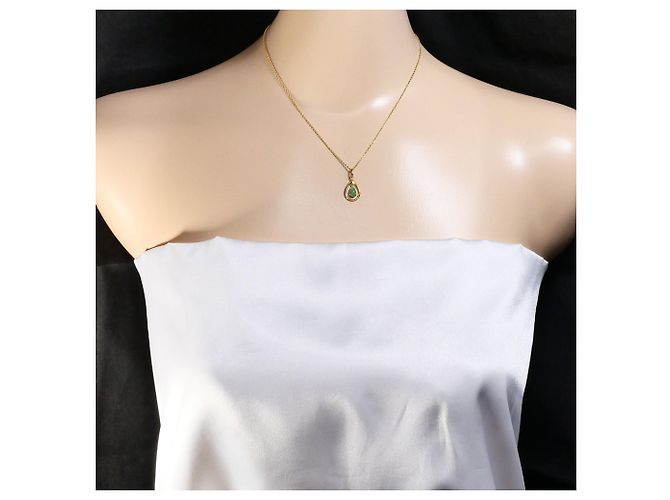 Autre Marque Collana in oro giallo 18K con giada D'oro - vista 5