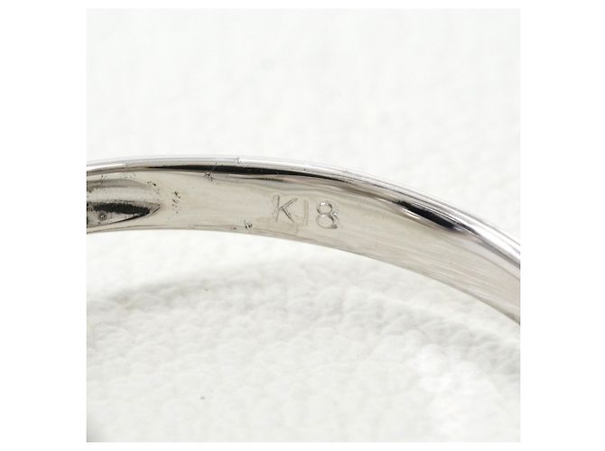 Autre Marque 18K Weißgold-Ring mit Diamant Golden - Ansicht 4