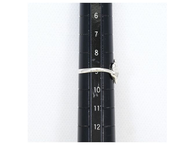 Autre Marque 18K Weißgold-Ring mit Diamant Golden - Ansicht 7