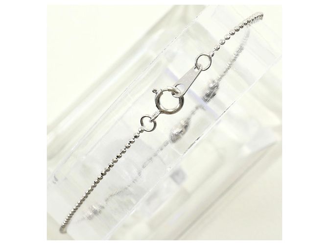 Autre Marque Bracciale con charm in oro bianco 14K D'oro - vista 2