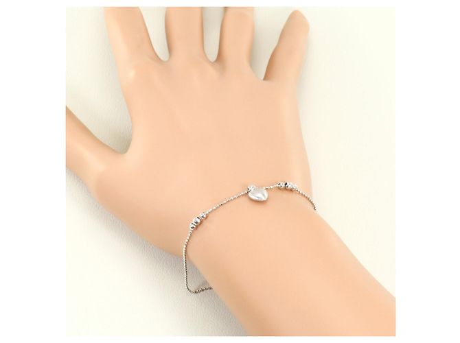 Autre Marque Bracciale con charm in oro bianco 14K D'oro - vista 3
