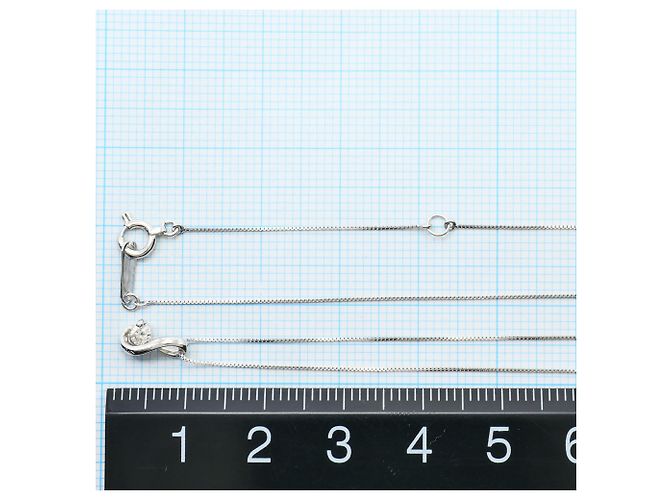 Autre Marque Collana in oro bianco 10K con diamante D'oro - vista 4