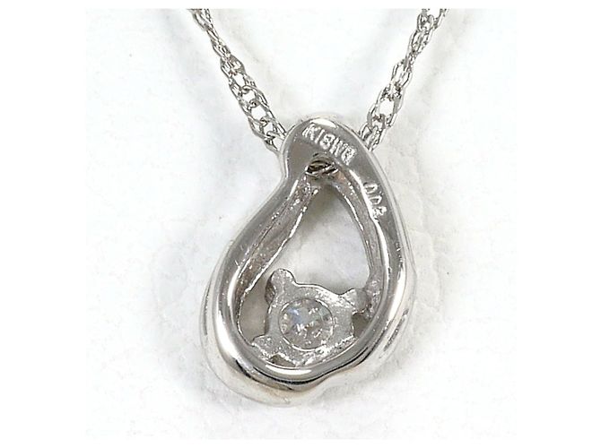 Autre Marque 18K Weißgoldkette mit Diamant Golden - Ansicht 3