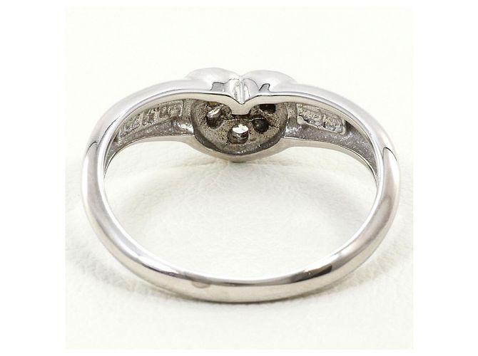 Autre Marque 18K Weißgoldring mit Zirkonia Golden - Ansicht 3