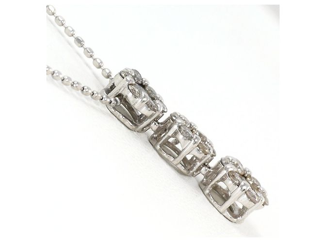Autre Marque Weißgoldkette mit Diamant Golden - Ansicht 2
