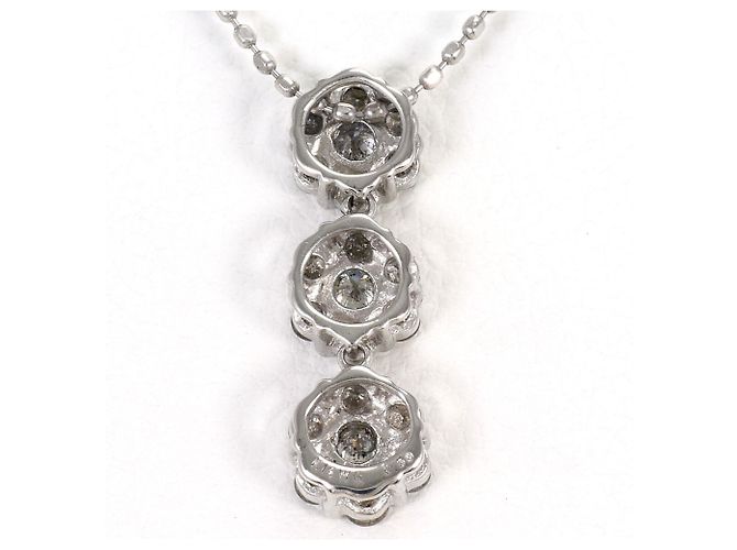 Autre Marque Weißgoldkette mit Diamant Golden - Ansicht 3