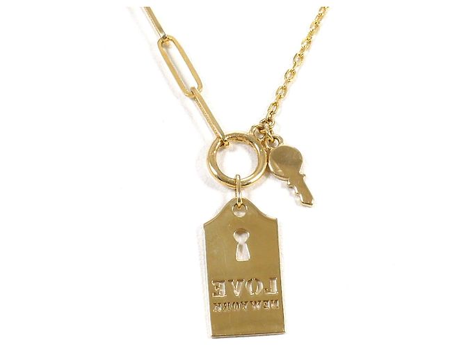 Autre Marque Collana in oro giallo 14K con zircone cubico D'oro - vista 3