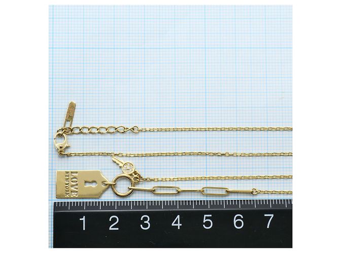 Autre Marque Collana in oro giallo 14K con zircone cubico D'oro - vista 4