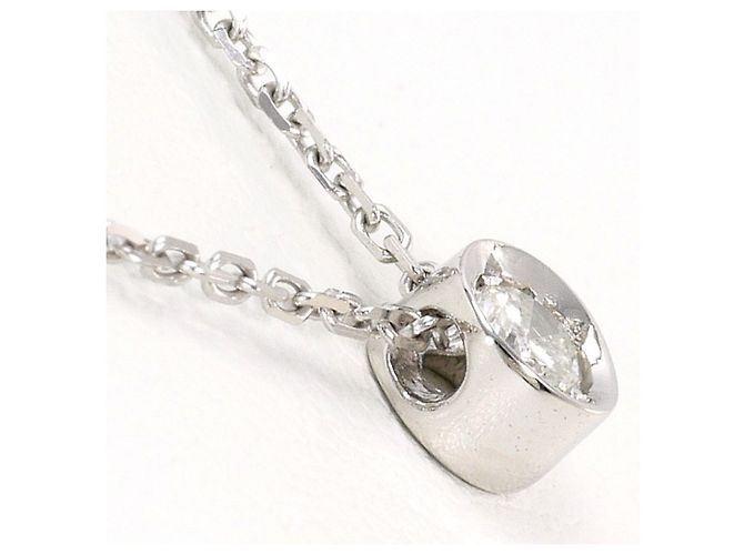 Autre Marque 18K Weißgoldkette mit Diamant Golden - Ansicht 2