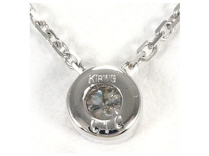 Autre Marque 18K Weißgoldkette mit Diamant Golden - Ansicht 3