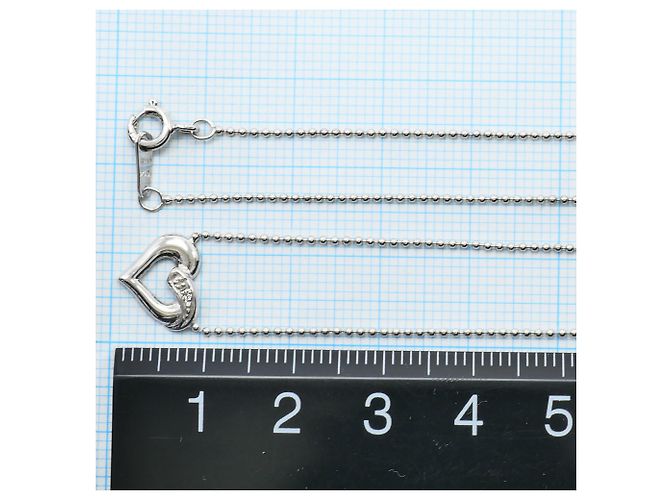Autre Marque 14K Weißgoldkette mit Diamant Golden - Ansicht 4